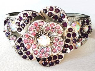 Purple Rose Bangle