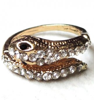 Golden Snake Ring