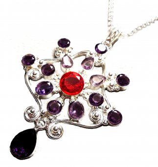 Purple Silver Jewel