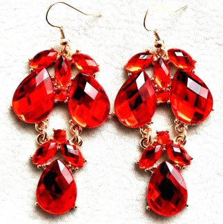 Red Sparkling Drops