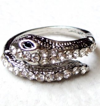 Silver Snake Ring