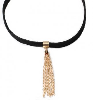 Golden Tassel Choker