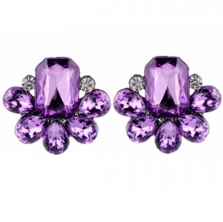 Crystal Flower Purple