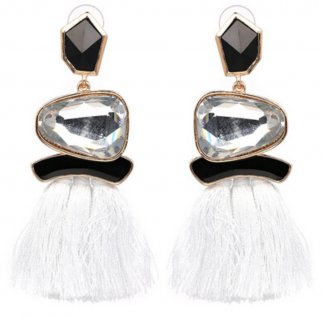 Tassel Crystal White