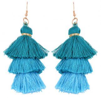 Tassel Three Blue