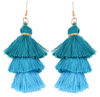 Tassel Three Blue