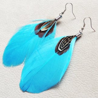 Turquoise Feathers