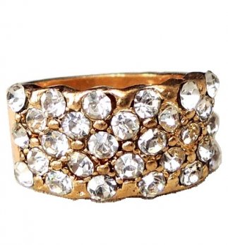 Golden Sparkling Ring