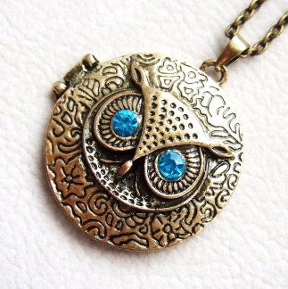 Bronze Owl Medallion