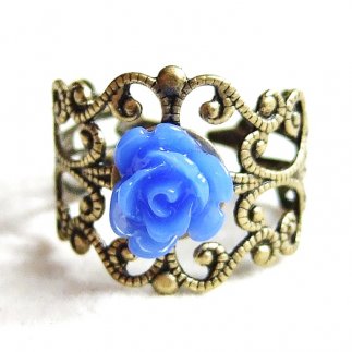 Blue Resin Rose