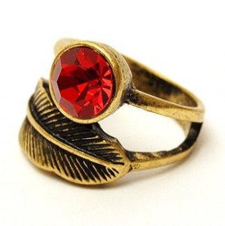 Red Leaf Ring