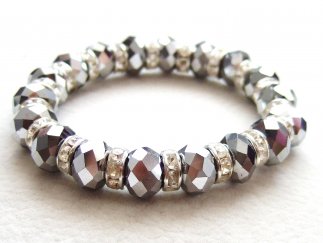 Silver Crystals Bracelet