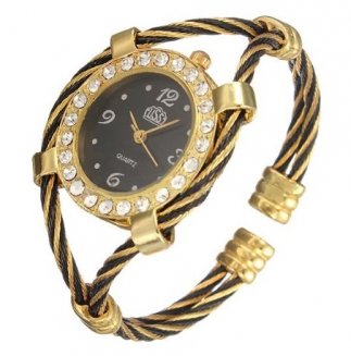 Black Golden Watch