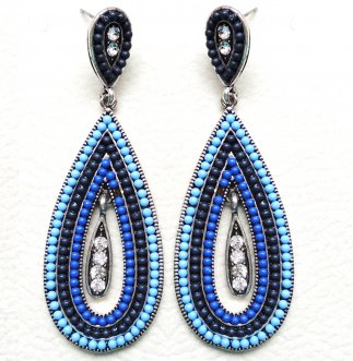 Blue Bead Drops