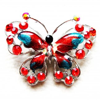 Red Crystal Butterfly