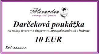 Darčeková poukážka na 10 EUR