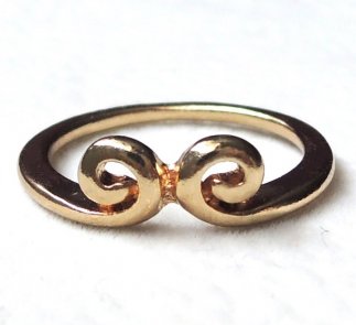 Golden Spiral Ring