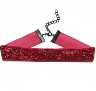 Red Sparkle Choker