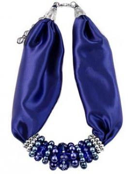 Silk Collar Blue
