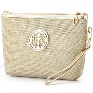 Golden Cosmetic Bag