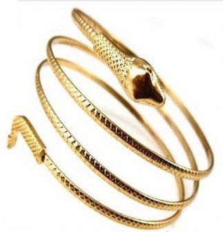 Golden Snake Bangle