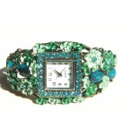 Green Square Watch