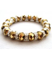 Gold Crystals Bracelet