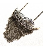 Bronze Tassel Feather