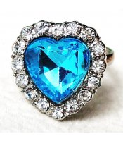 Blue Heart Ring