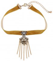 Cream Velvet Choker