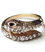 Golden Snake Ring