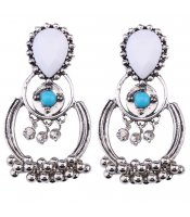 Silver White Circles