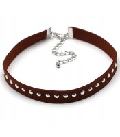 Pins Choker Brown