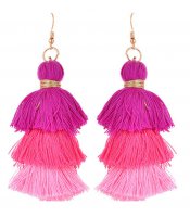 Tassel Three Pink