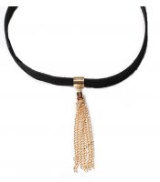 Golden Tassel Choker