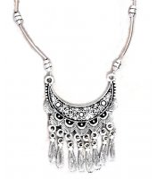 Silver Tassel Collar