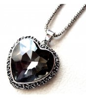 Crystal Heart Gray