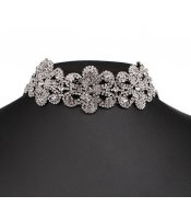 Crystal Flowers Collar