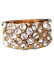Golden Sparkling Ring