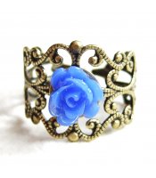 Blue Resin Rose