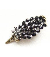 Black Peacock Clip