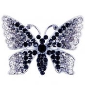 Black Butterfly Brooch