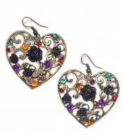 Black Vintage Hearts