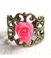 Pink Resin Rose