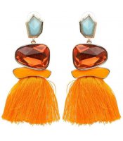 Tassel Crystal Orange