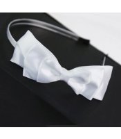 White Ribbon Headband