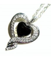 Black Crystal Heart