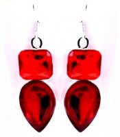 Red Silver Drops