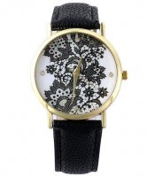 Black Flower Watch