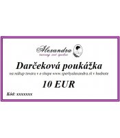 Darčeková poukážka na 10 EUR